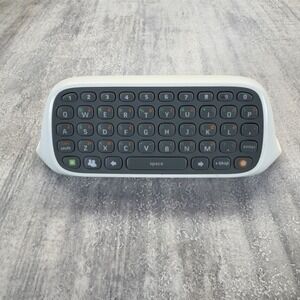 Genuine OEM Microsoft Xbox 360 X360 Chat Pad Keyboard White